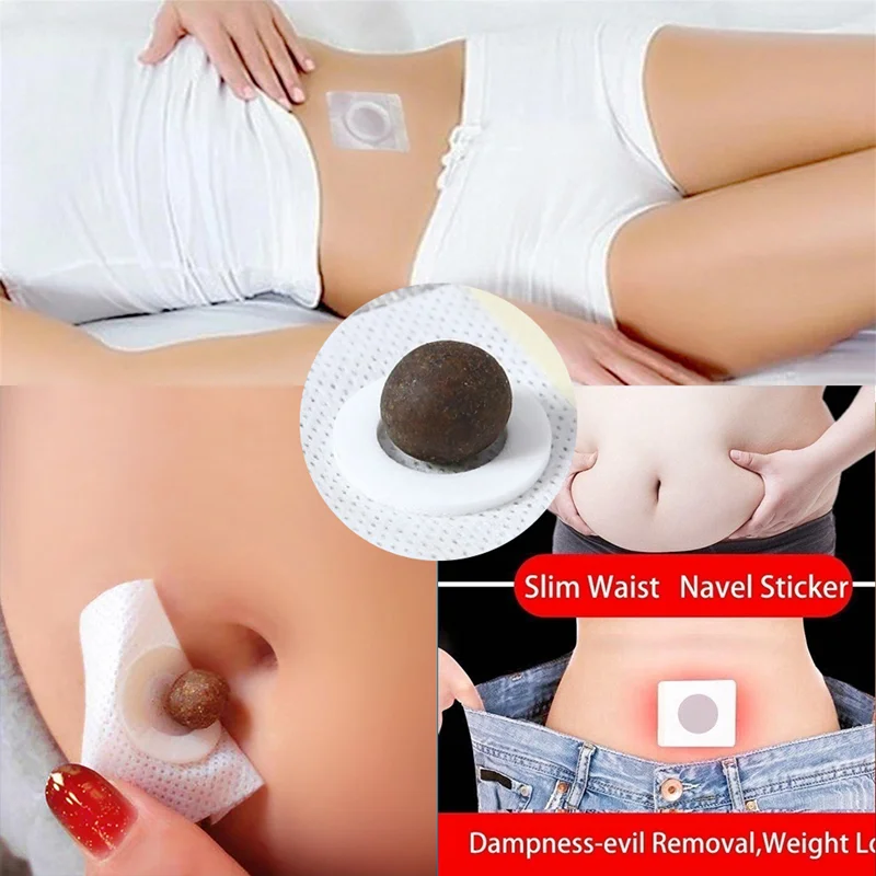 Effective Ancient Belly Pellet Healthy Herbal Tummy Pellets Mugwort Navel Sticker mugwort patch slimming patch