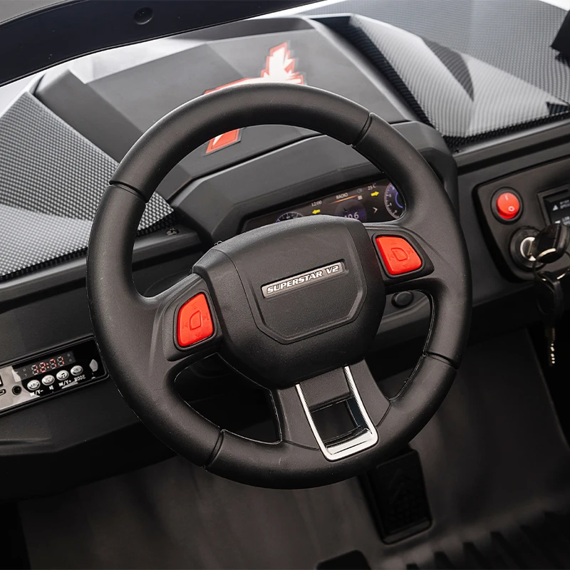 powerwheel cars 24v kids electric kids ride-on cars oversized 4X4 MX 2 seats buggy