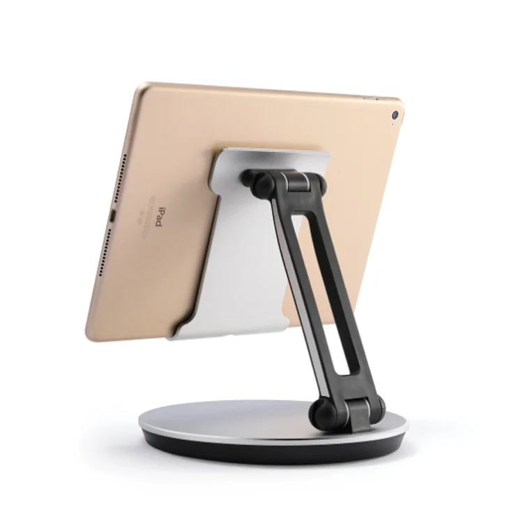 Aluminum 360 Degree Rotating Desk Tablet Mobile Phone Heavy Metal Stand Holder for iPhone iPad Samsung