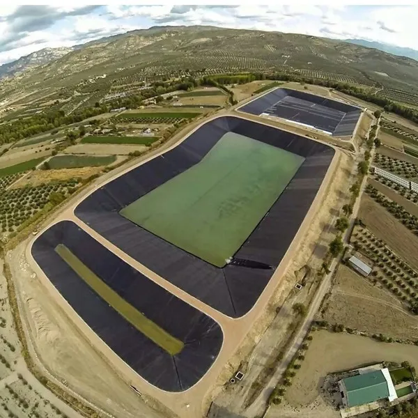 Swimming Pools High Quality HDPE Liner Plastic 2mm HDPE Geomembrane Pond Liner Black White Color 100% Virgin Material