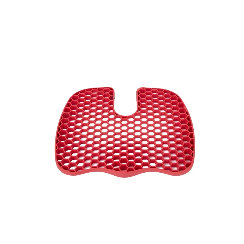 Wholesale comfort soft Square honeycomb gel seat cushion silicone sitter for office chair car seat no deformation