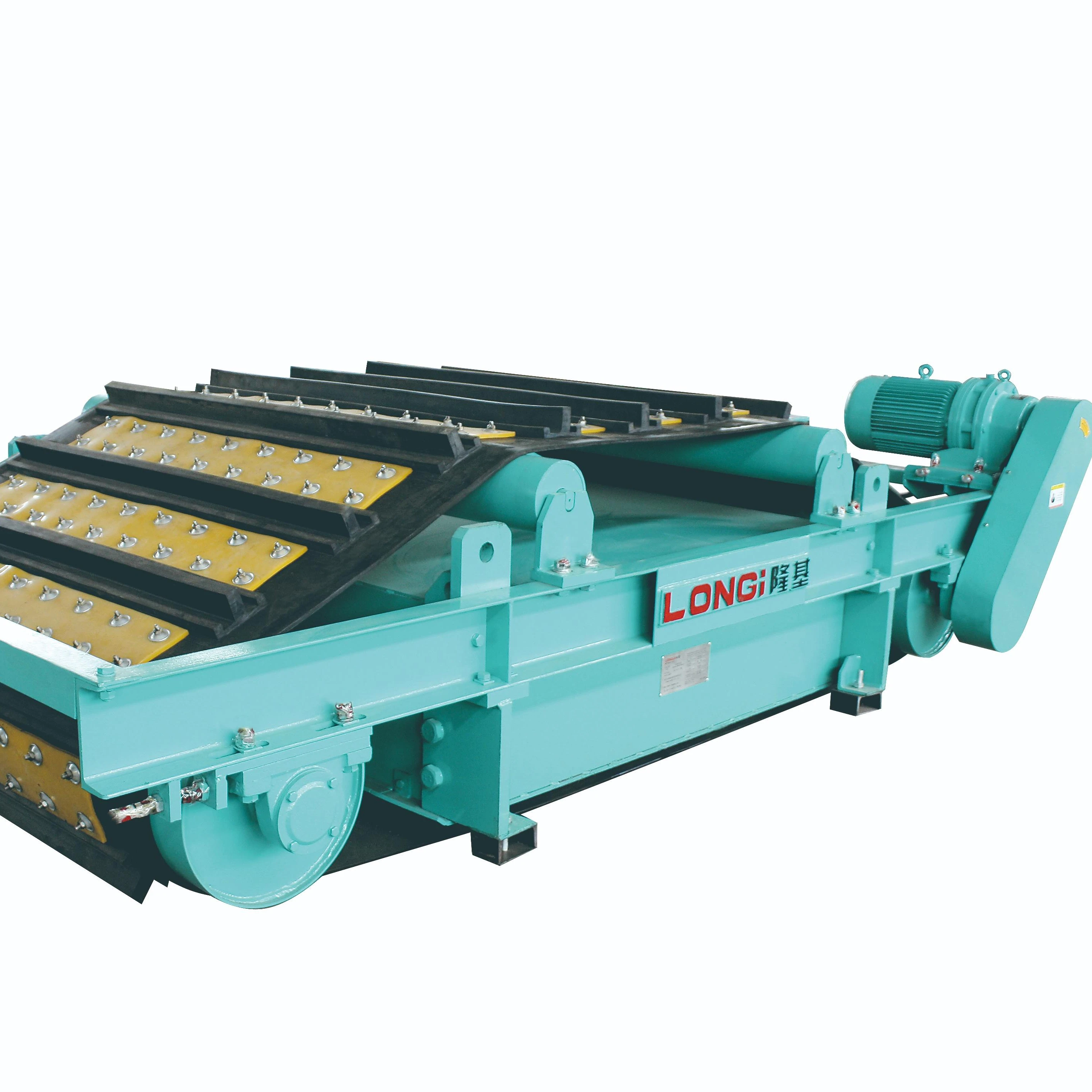 Metallurgical Slag Iron Separation Cladding Belt Permanent Suspension Magnetic Separator