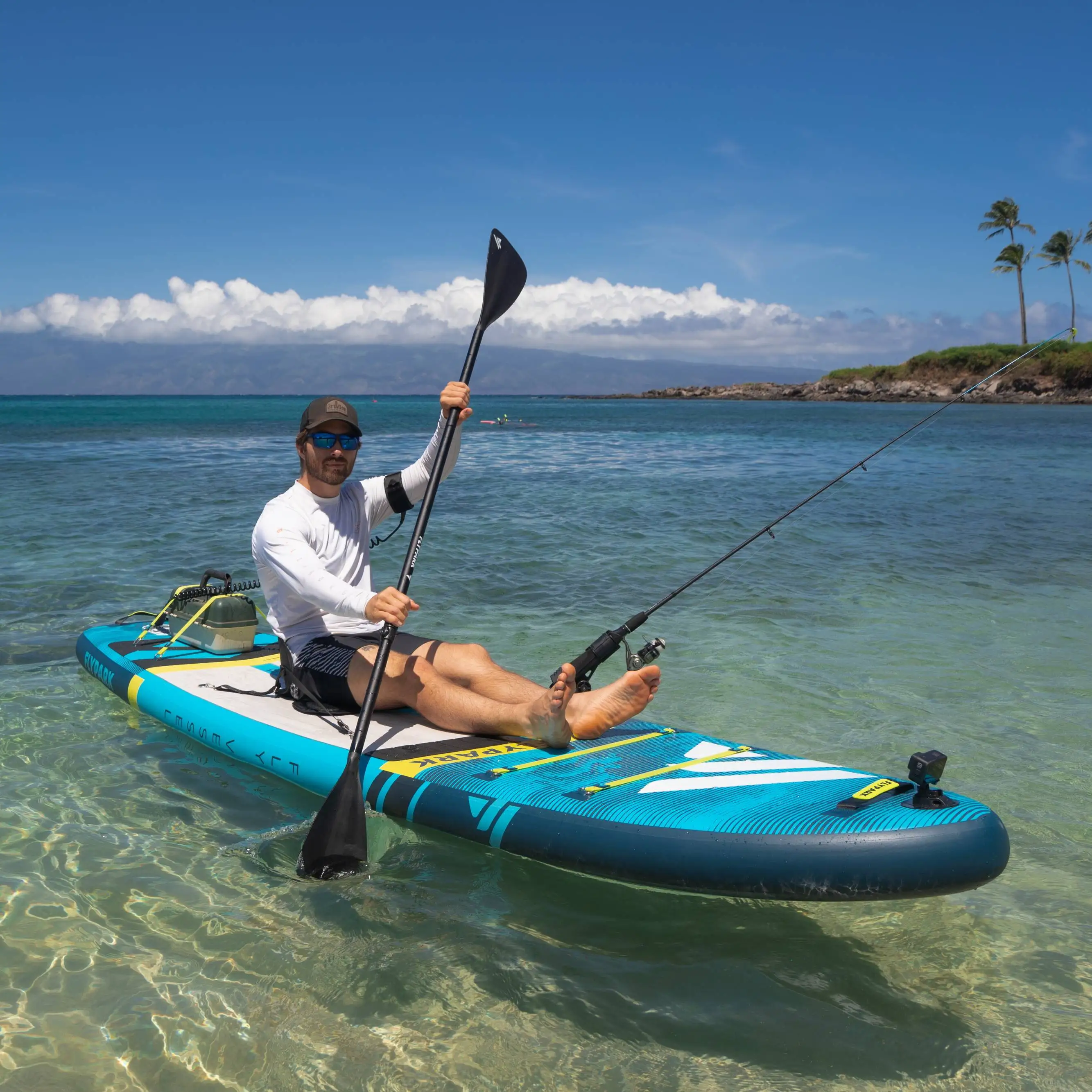 2024 Factory Hot Sell High Quality Inflatable Paddle Board,Outdoor Sport Sup Board,Wide Fishing Board for Camping and Surfing