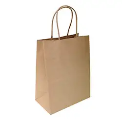Wholesale Kraft Paper Bags for Shopping bags with Handles Customized Logo Printing Design Grocery Party Gift