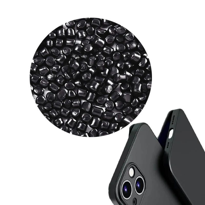 TPU  film injection High concentration high black color masterbatch 6/1000 adding dose