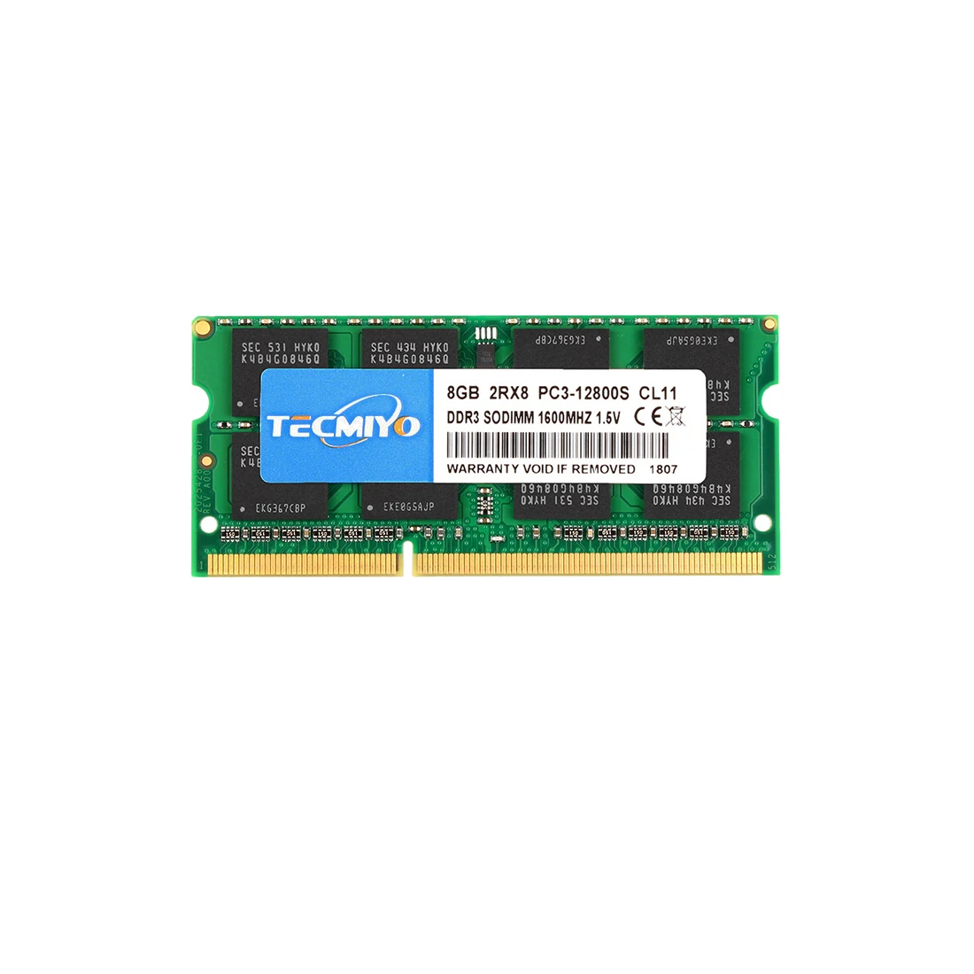 Оптовая продажа цена DDR3 8 Гб PC3 12800S 1600 МГц пожизненная гарантия не кода коррекции ошибок unberffered зеленый ноутбук оперативной памяти
