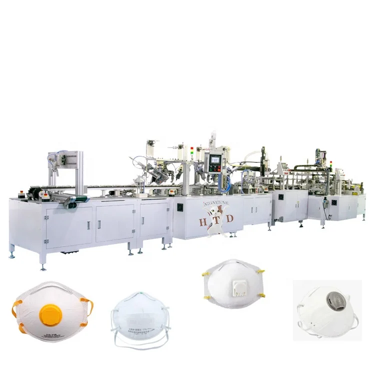 Full Auto production N95 cup Mask Printing 3D Cup Mask Molding Machine With Breathing Valve