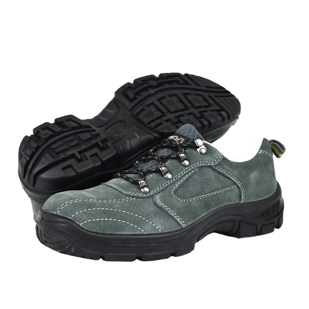 FH1961 Wholesale leather upper rubber outsole safety boots anti-slip anti-puncture customizable