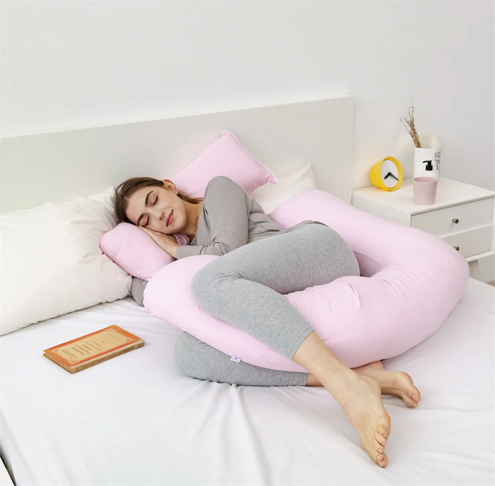 Hot Sale C Shape Pregnancy Cotton and Soft Cover Pregnancy Body Coolmax Pregnancy Pillow