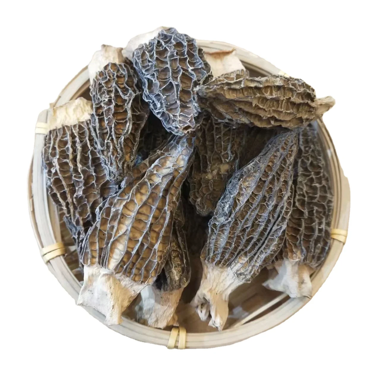 Chinese 7-9cm,  1cm Stem Dried Morel Mushroom