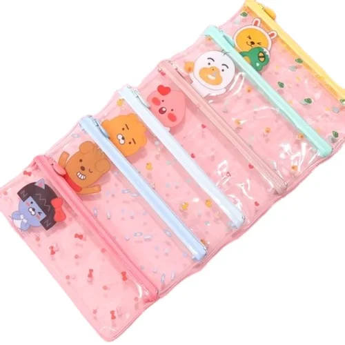 Fashion Factory Wholesale Pencil Case Stationery Bag Pencil Pouch School Zipper Square Sale Custom Novelty OEM North