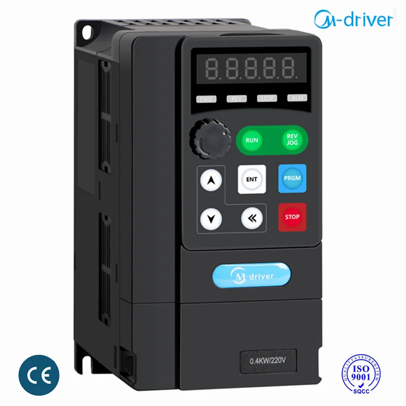 Самый новый ПЛК инвертор 0.4KW 220 В однофазный вход переменного тока выход частотно-регулируемым приводом отличное Германии с изолированным затвором (Igbt) компонент по хорошей