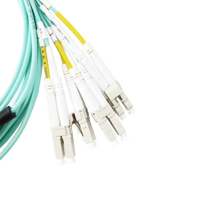 Yunvo QSFP-8LC-AOC20M 40G QSFP+ to 4 Duplex LC AOC 20M 40Gbps QSFP+ 8*LC connector 20M Breakout Active Optical Cable 20 meter