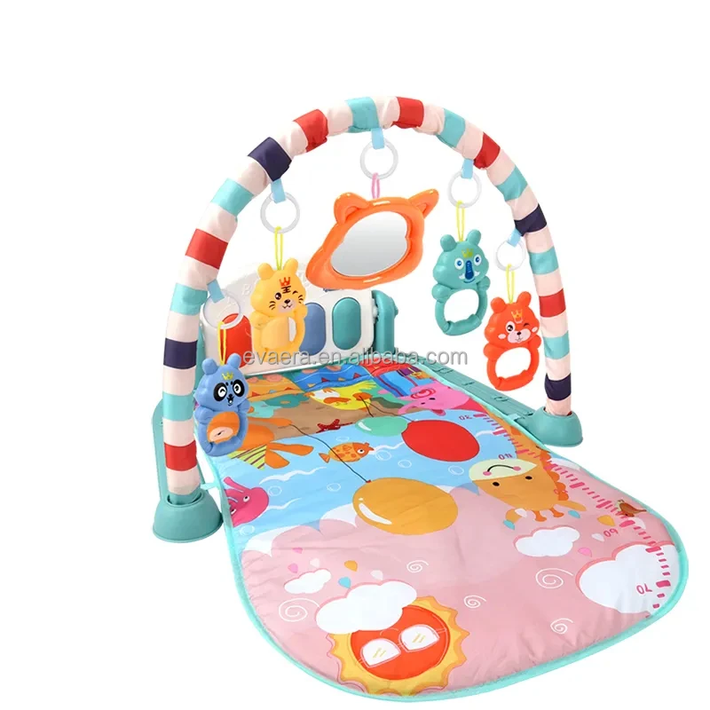 Children Cartoon Piano Play Mat Light Music Kids Mat Baby Playgym baby products hot sale in south east Asia