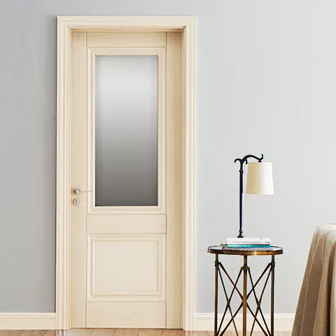 Modern Interior Design Invisible Frame Aluminum HPL finishes Wood Bedroom Door