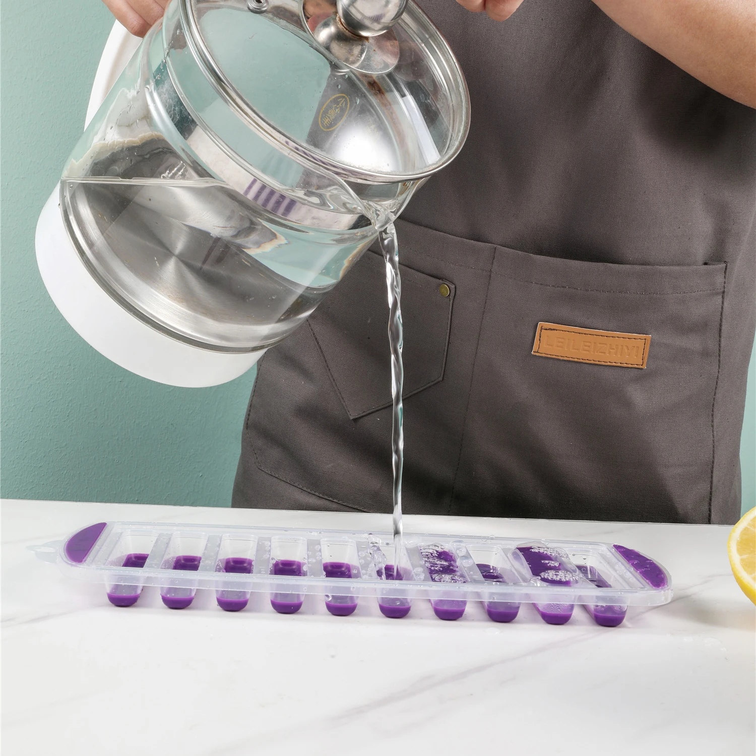 Ice Cube Sticks Molds for Small Mouth Sport Water Bottles, Bottled Soda, Ice Tube Making Trays