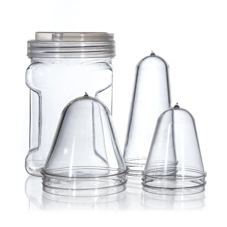 Factory Price Transparent White Amber 85mm 100mm Wide Mouth Preform With Can Package