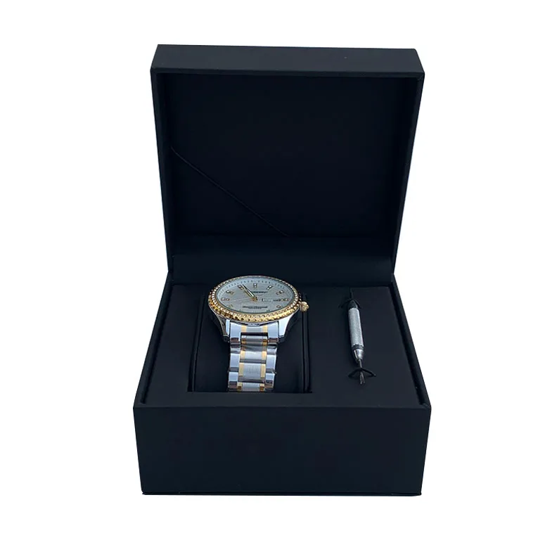 New Design Watch Packaging Box With Removal Tool Wholesale Customize Logo Watch Box For Wristwatch and warranty card