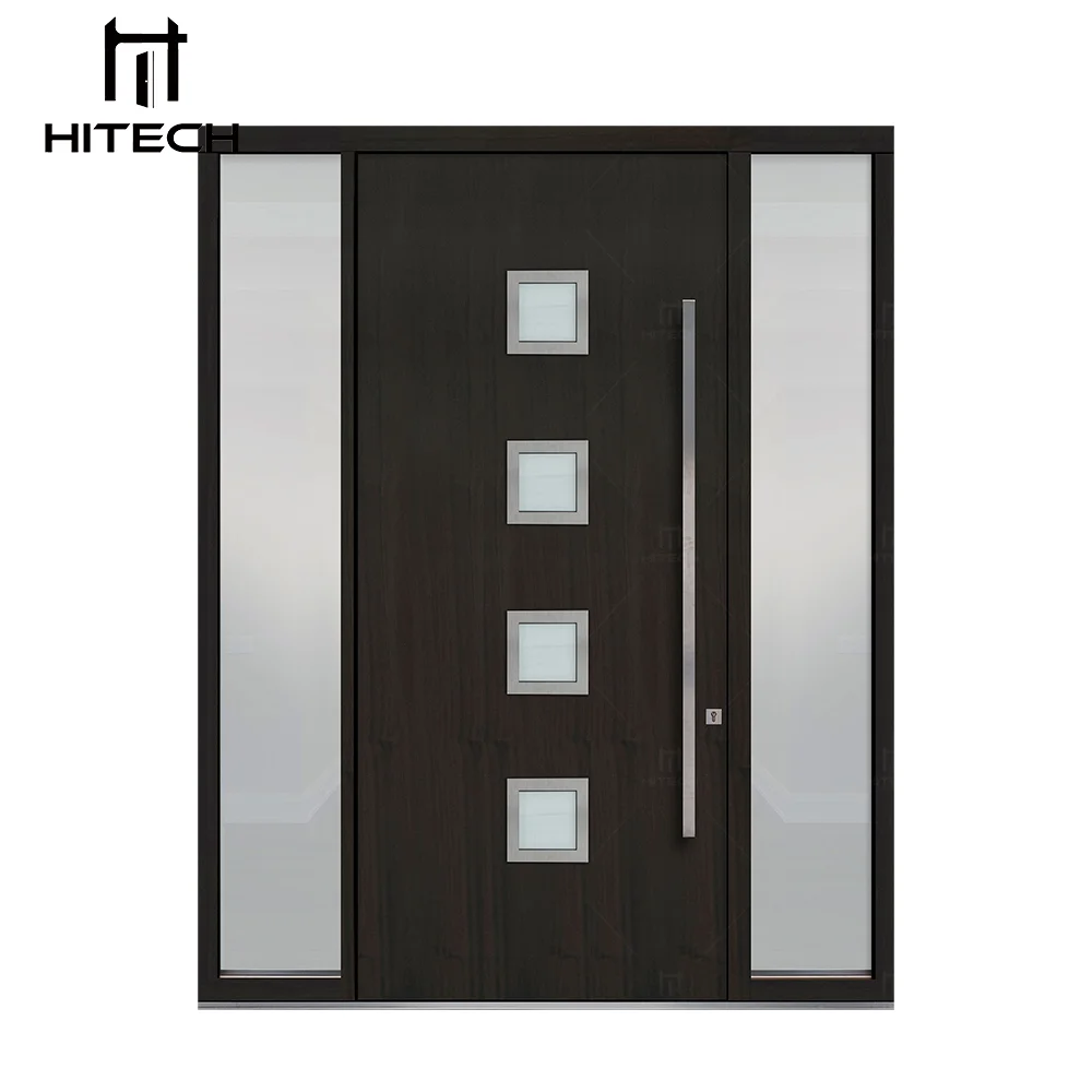 Hitech Custom Entrance Stainless Steel Doors of Luxury Villas Exterior Door Entry Italian High Gloss