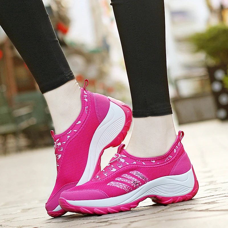 Женская обувь для бега на заказ; Летние кроссовки; Спортивная женская обувь для прогулок; Мягкая легкая обувь; Zapatillas Mujer