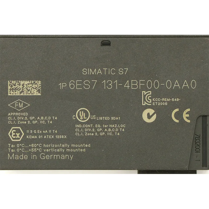 Digital Smart PLC Module Electronic Device CNC Controller New and Original Programmable Logic Controller 6ES7131-4BF00-0AA0