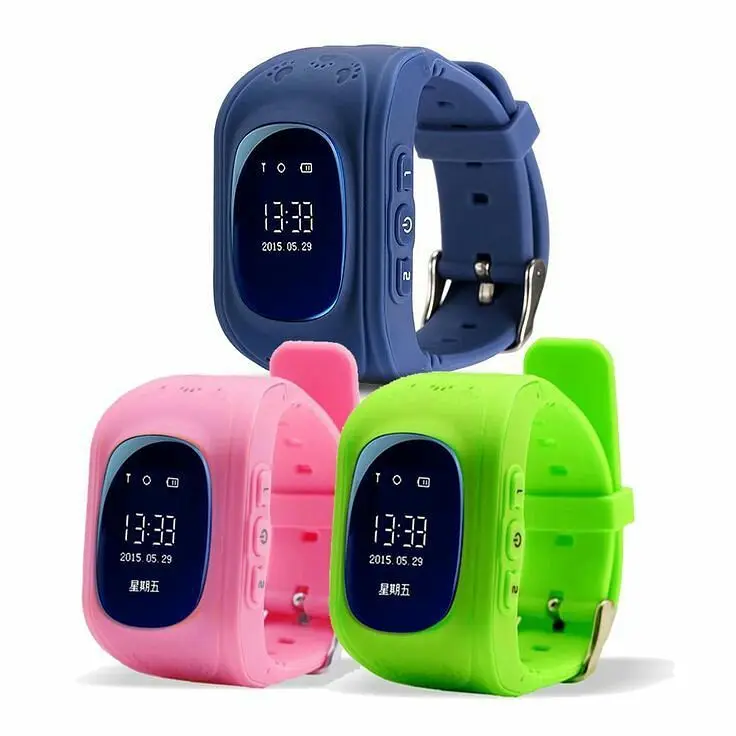 Cheap Q50 Children smart watch phone smartwatch GPS GSM GPRS sports locator tracker SOS calling anti-lost smart watch for kids