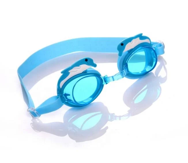 best kids children cute interesting design aqua waterproof silicone comfortable swimming goggles