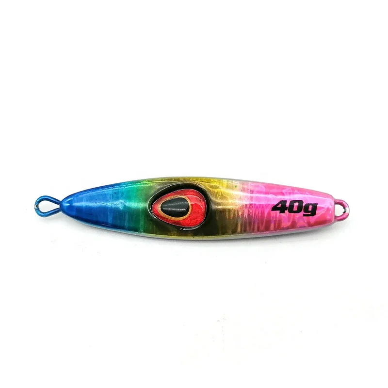 KM Japan Quality 40g 60g 80g  Metal Jig Deep Sea Fast Sinking Speed Fall Bait Slow Jigging Fishing Lures