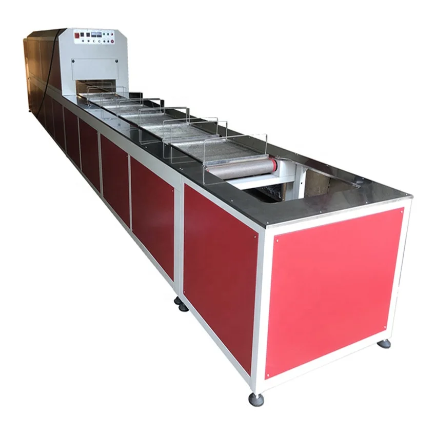 edge painting machine with Rotating oven dryer