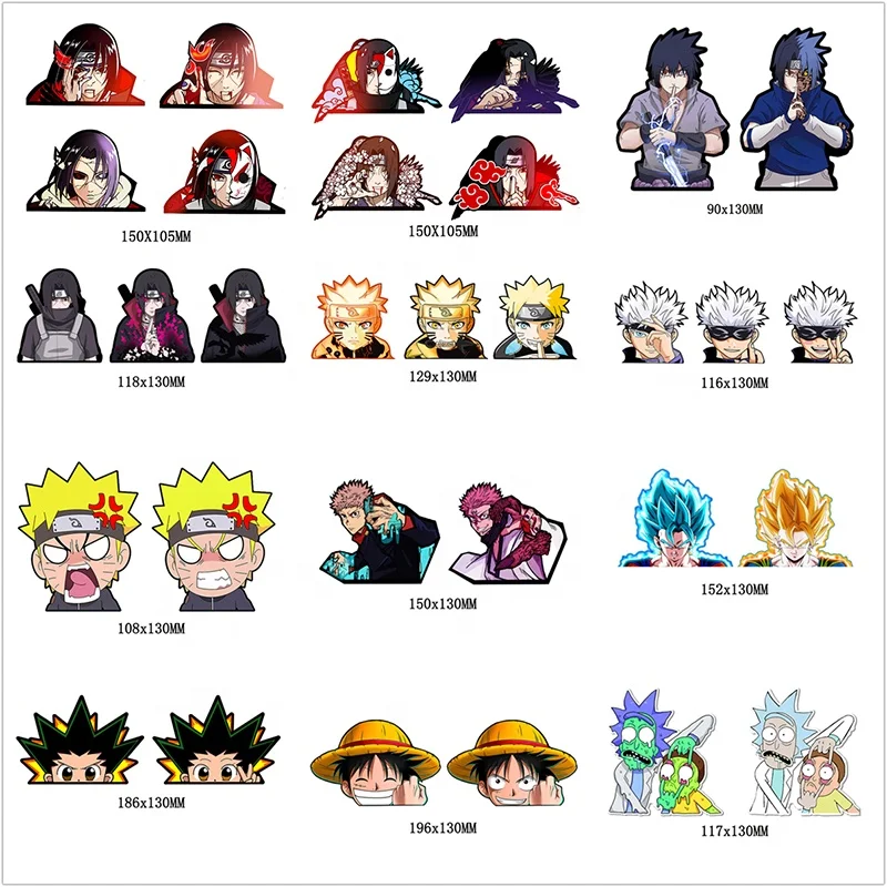 GON Motion Sticker Hunter X Hunter Lenticular 3D Sticker Waterproof Decals for Cars,Laptop, Refrigerator