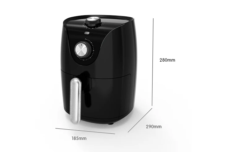 Hot selling new style cheap mini mechanical 2.5L air fryer ce rohs etl reach certificates