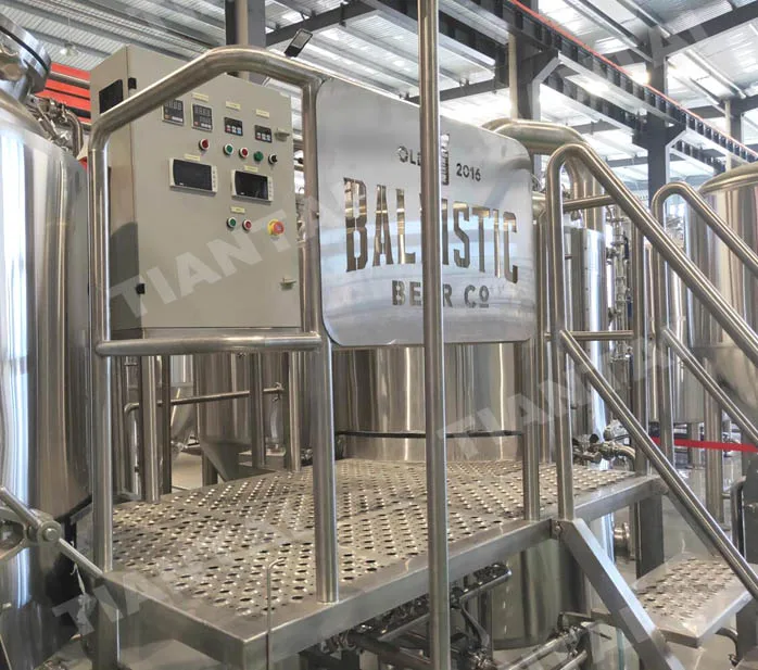 7BBL Red Copper electric heated Combined 3 vessel Brewhouse system