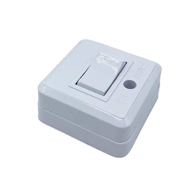 factory cheap price OEM inner copper 250V 10A surface  white switch