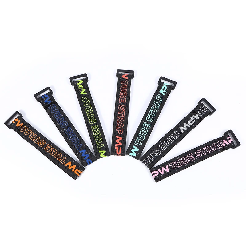 Adjustable multi-function notebook hook and loop strap with buckle