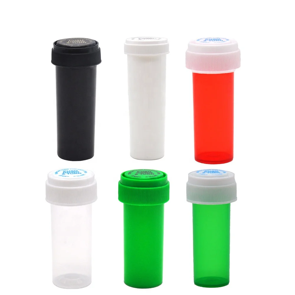 30 ml Storage Containers Vial Container Acrylic Storage Stash Jar Pill Bottle Case Box Herb Container Pocket Weed Accessories
