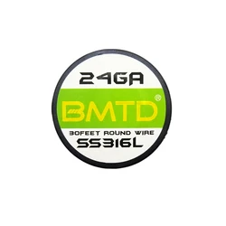 BMTD stainless steel prebuilt coil vape wire 22ga 24 26 28 30 32 gauge SS316l wire for vape
