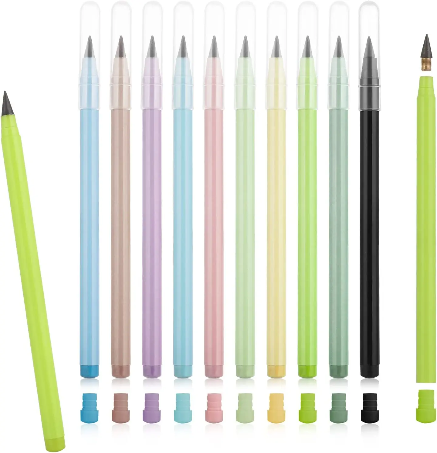 Бесчернильный волшебный карандаш вечный с ластиком бесконечности многоразовый для письма и рисования