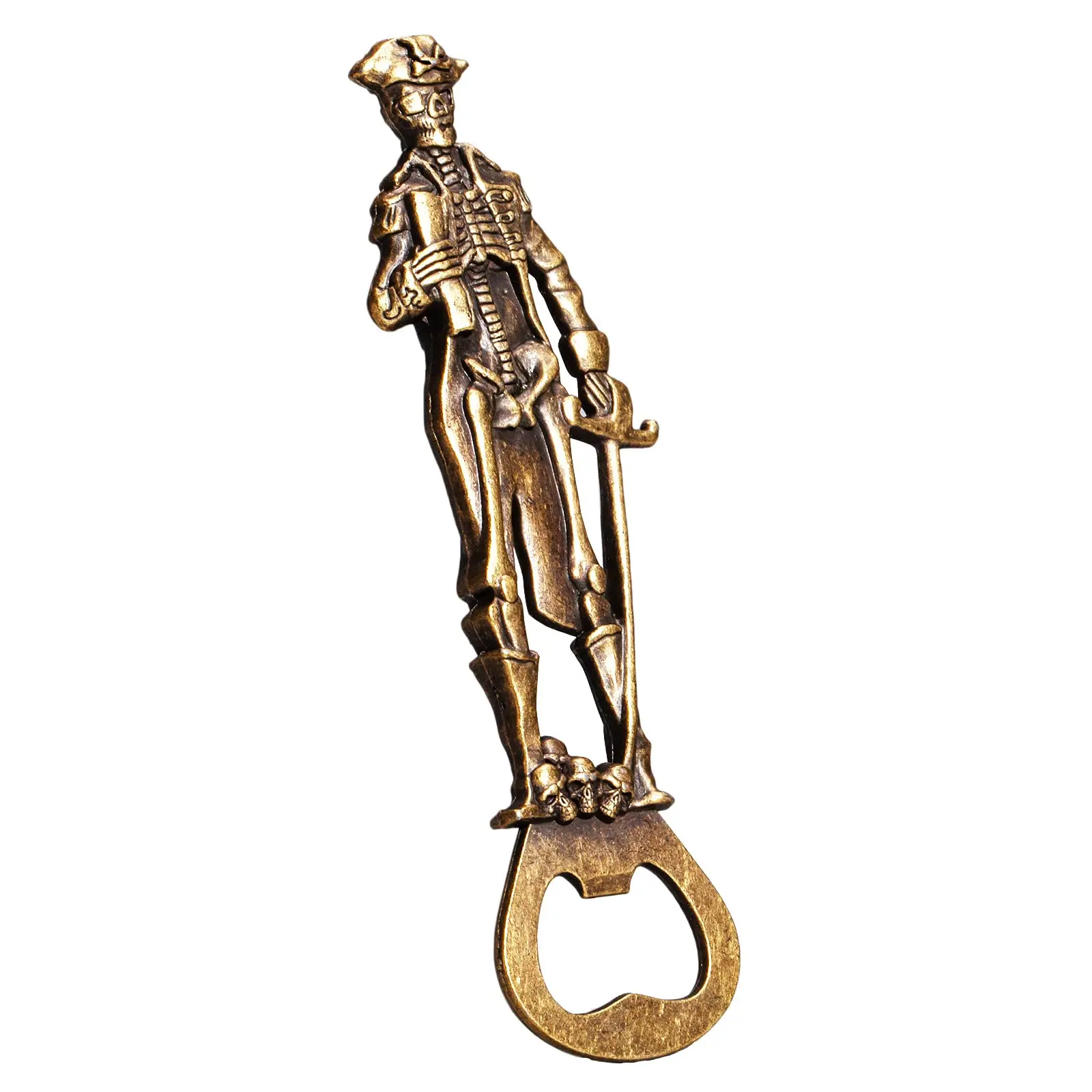 Customized Creative Metal Pirate Skeleton Skull Beer Bottle Opener