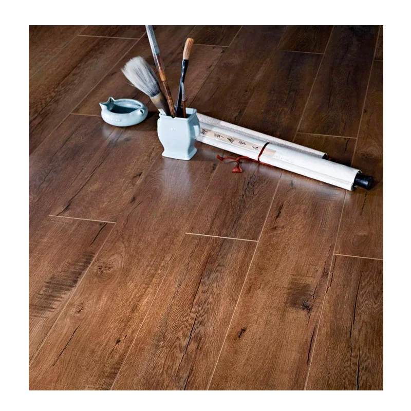 High Quality Interior High Gloss Waterproof Laminate Flooring Spanish Oak 3D Laminate Flooring