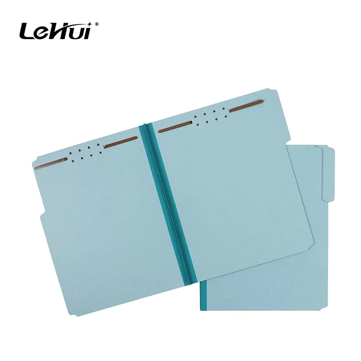8 3/4 x 14 3/4 inch 2 Divider 2 Inch Tyvek expansions Blue Legal Size Standard Law Client Files Classification Folders