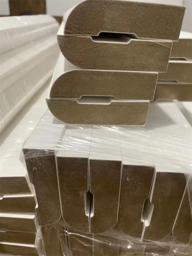 JLD грунтованный белый MDF Ogee потолочная доска и плинтус (L) 2 4 м (W)169 мм (T)18 упаковка из фарфора