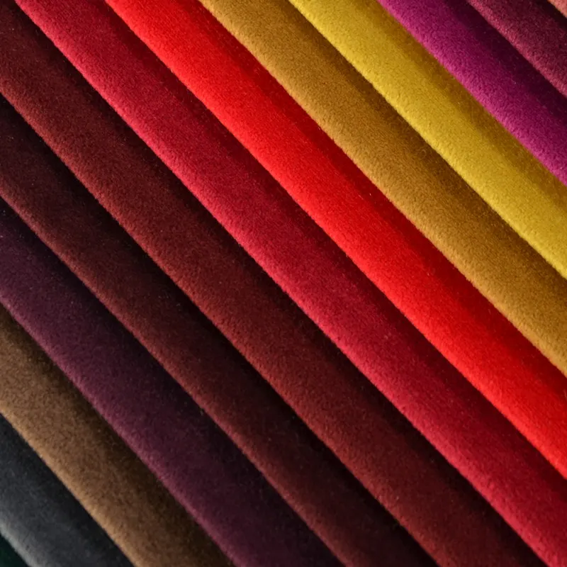 Multi Colors Home Textile 100% Polyester Italy Velvet Fabric Italian Velvet Fabric