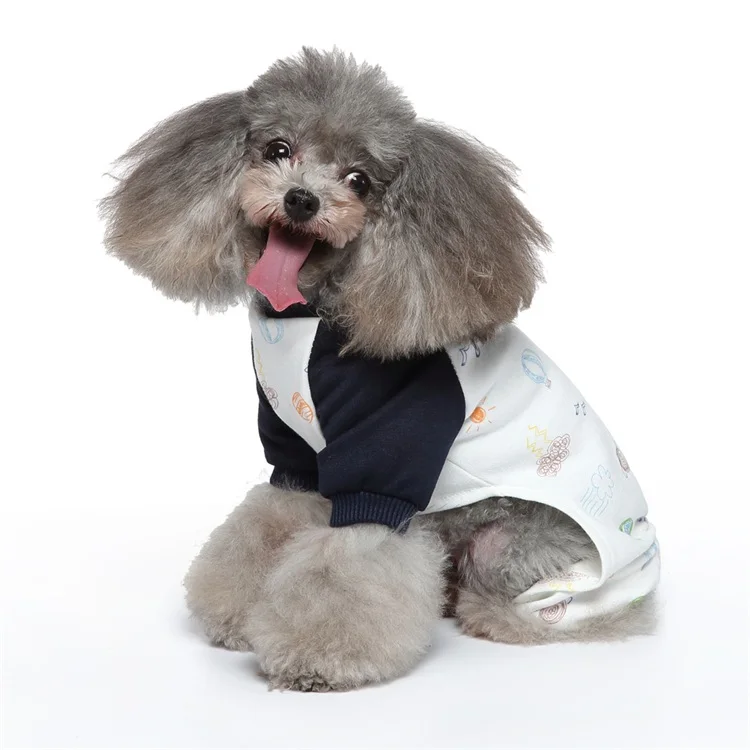 Good Cute Cartoon Pet Apparel  Soft Cotton Indoor Dog Clothes Pet Pajamas China Wholesale Price for Pets Poodle Dog Clothes