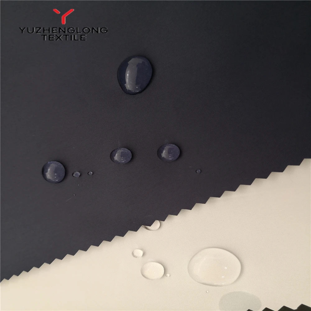 
High quality waterproof 210T nylon taffeta fabric with pu coated for tent 