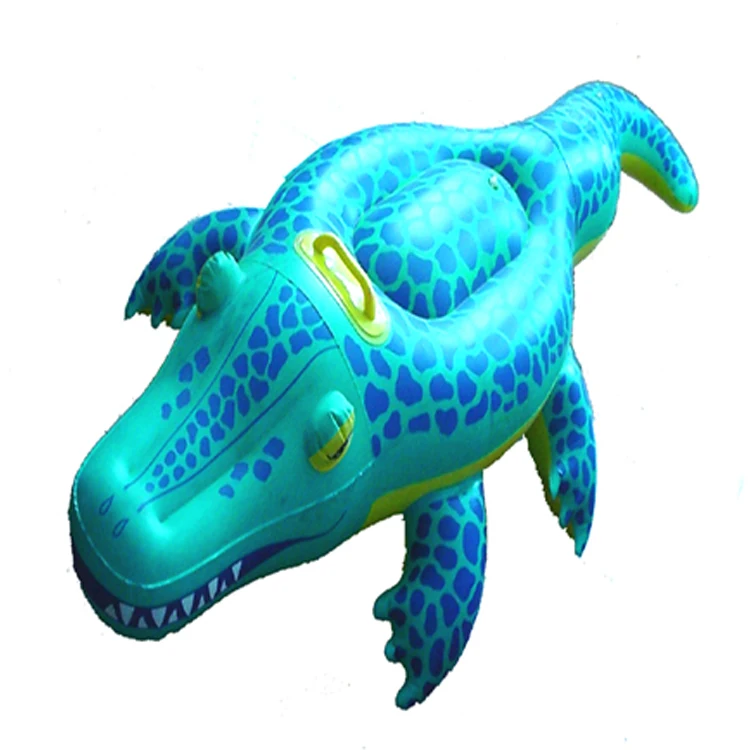 China Professional Manufacture Inflatable Alligator Ride-on Inflatable Water Toy  Pool Float