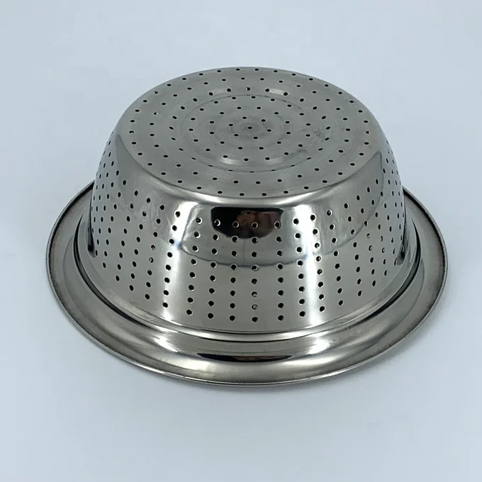 Kitchen drying bowl basket washing rice sieve leakage basin size 32cm