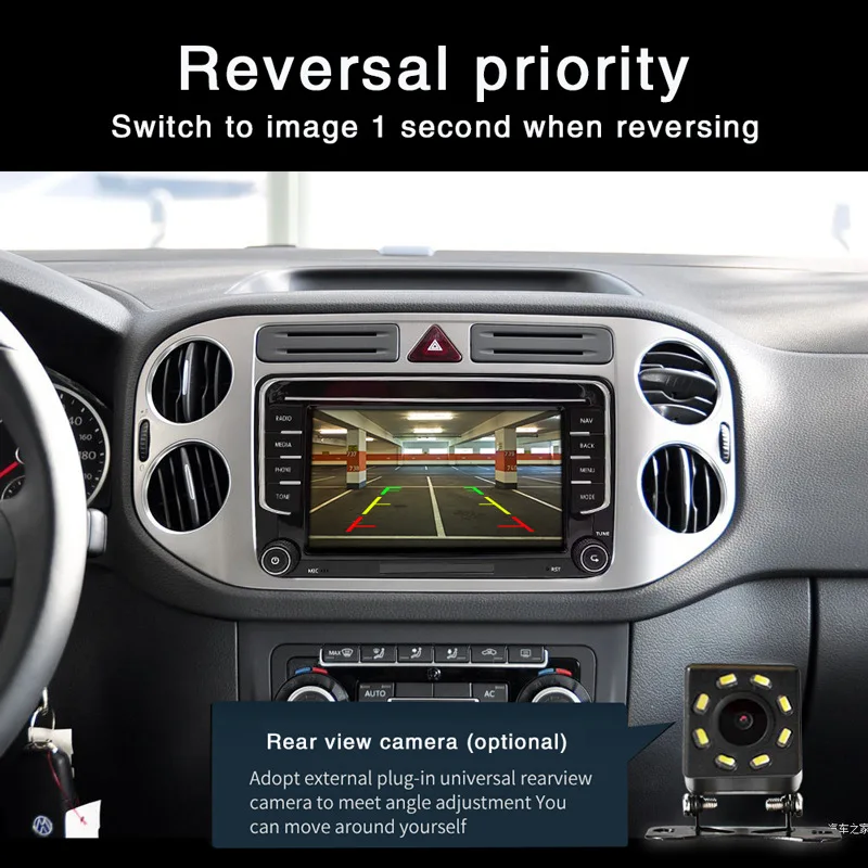 In Stock RNS 510 Car Radio RCD360 PRO NONAME Android Auto Carplay For VW Golf 5 6 Jetta MK5 MK6 Tiguan CC Polo Passat