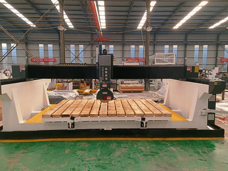 5 Axis Cnc Stone Bridge Saw Granite Bridge Saw Stone Cutting Machine Bridge Slab Cutter Machinery for Kitchen Countertop