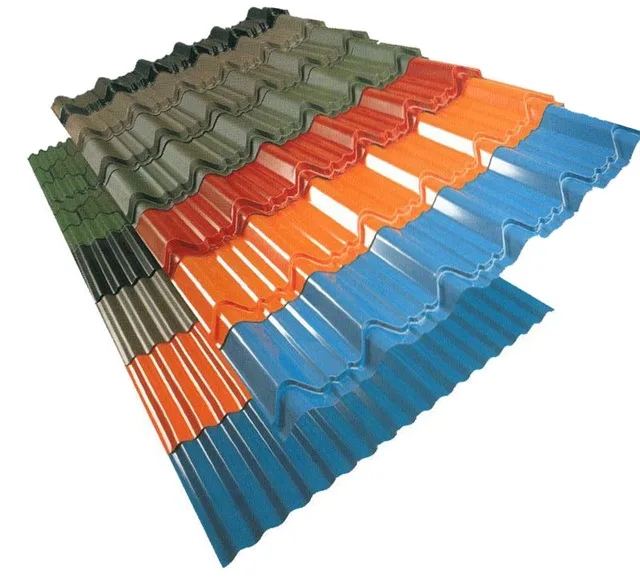 China factory PPGI corrugated steel custom color steel tiles manufacturer for color coated roof metal sheets