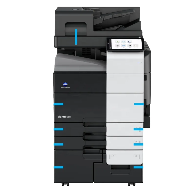 Konica Minolta used high speed copier bizhub 950i 750i 650i 550i 450i 360i 300i black and white A3 printer scanner all in one